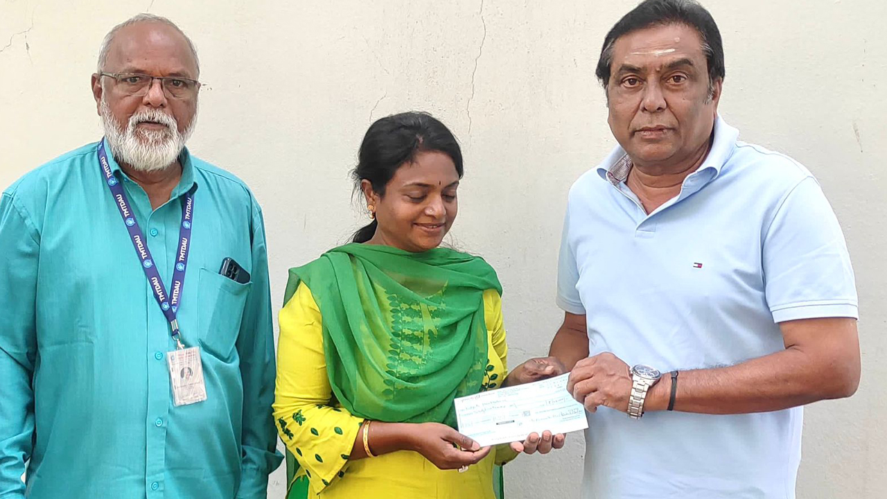 నటుడు వీరభద్రయ్యకు కాదంబరి కిరణ్ సాయం ‘మనం ఫాం’